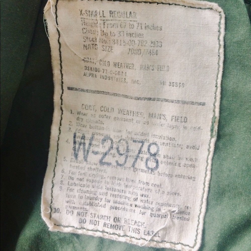💔SOLD💔 Vietnam Era Military Air Force Jacket - Picture 8 of 8